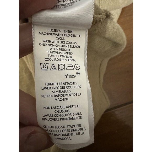 Polo Ralph Lauren Sweater Medium 1/4 Zip Brown Pullover Estate Rib Cotton - Picture 6 of 9